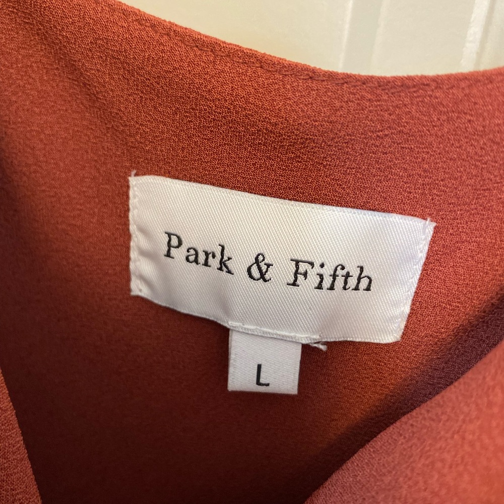 Large Park & Fifth Terracotta Dress - Picture 2 of 3